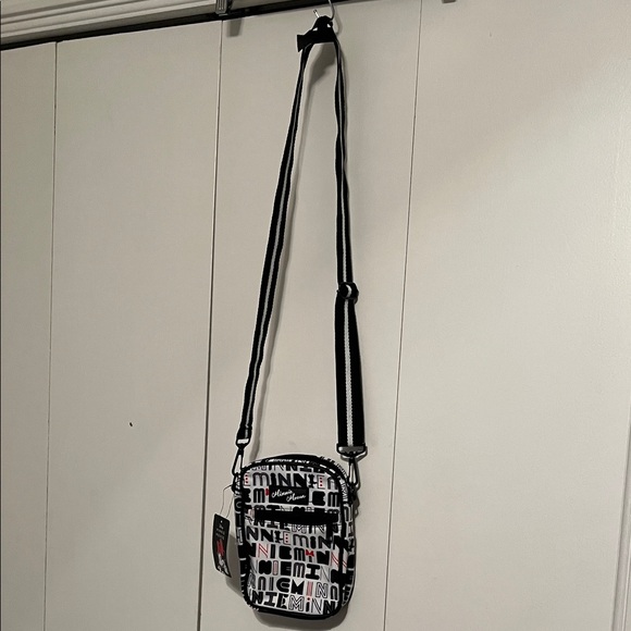 Bioworld Disney Minnie Mouse Black and Red Small Mini Messenger Bag Purse NWT - Picture 2 of 14